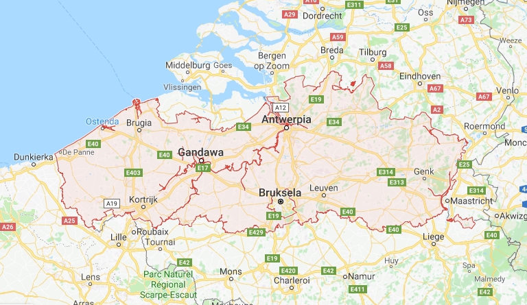 Region Flamandia Belgia